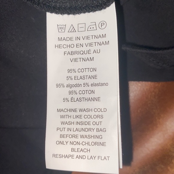 Michael Kors, med cotton pull over blk cinched gold zipper and arm - Picture 5 of 5